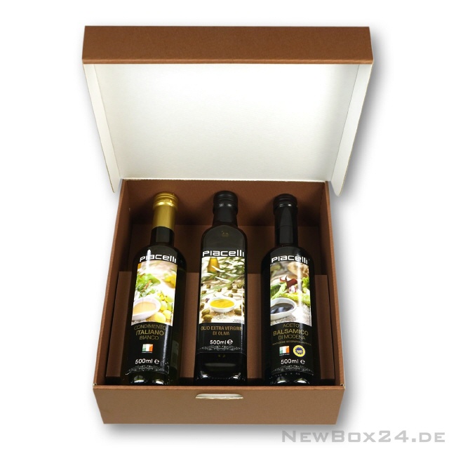 Geschenkverpackung Essig & &Ouml;l Set