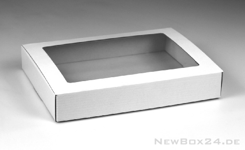 Klappdeckelbox 213 - Gr&ouml;&szlig;e 01 mit Fenster